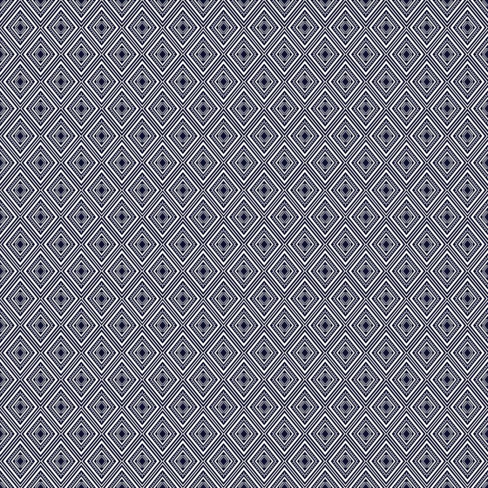 Seamless pattern Geometric ethnic texture embroidery with Dark Blue background design used in wallpaper,skirt,carpet,wallpaper,clothing,wrapping,Batik,fabric,sheet used in Vector, illustration vector