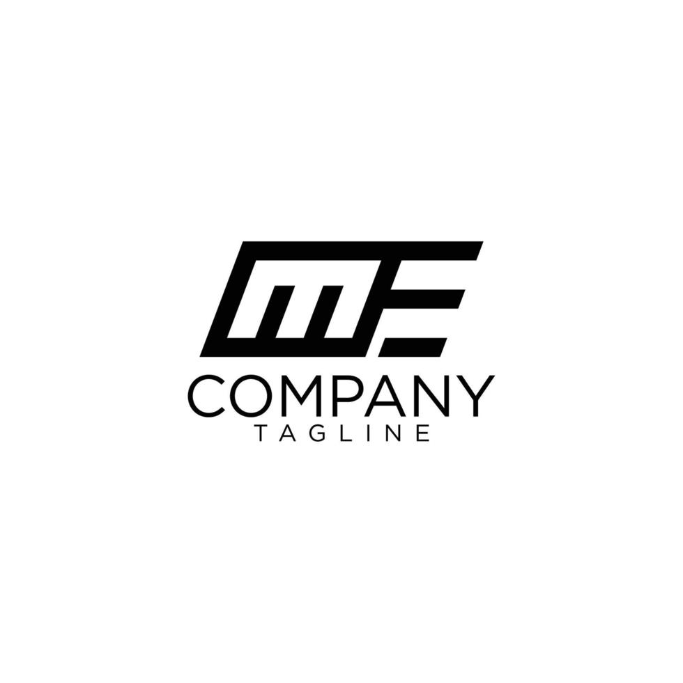 ME logo design vector