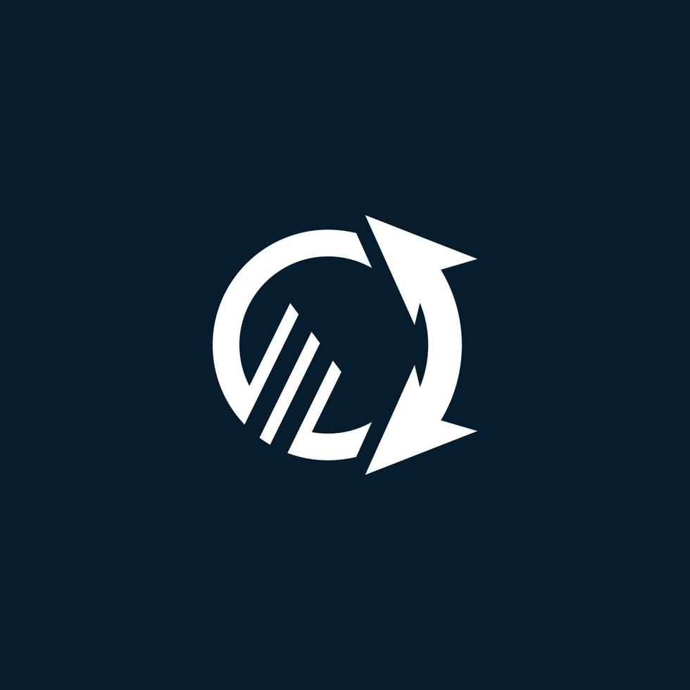 C Logo Design vector