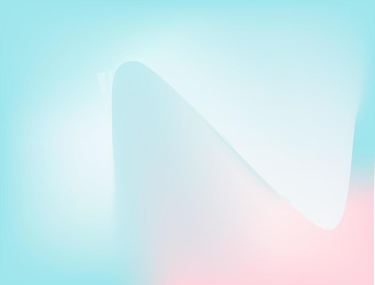 Pastel pink and soft blue color gradient background used in pattern and wallpaper concept vector