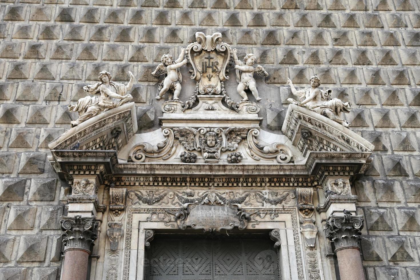 Gesu Nuovo Church in Naples, Italy photo