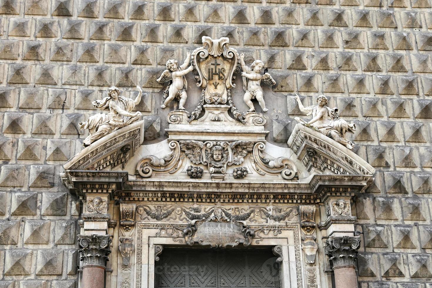 Gesu Nuovo Church in Naples, Italy photo