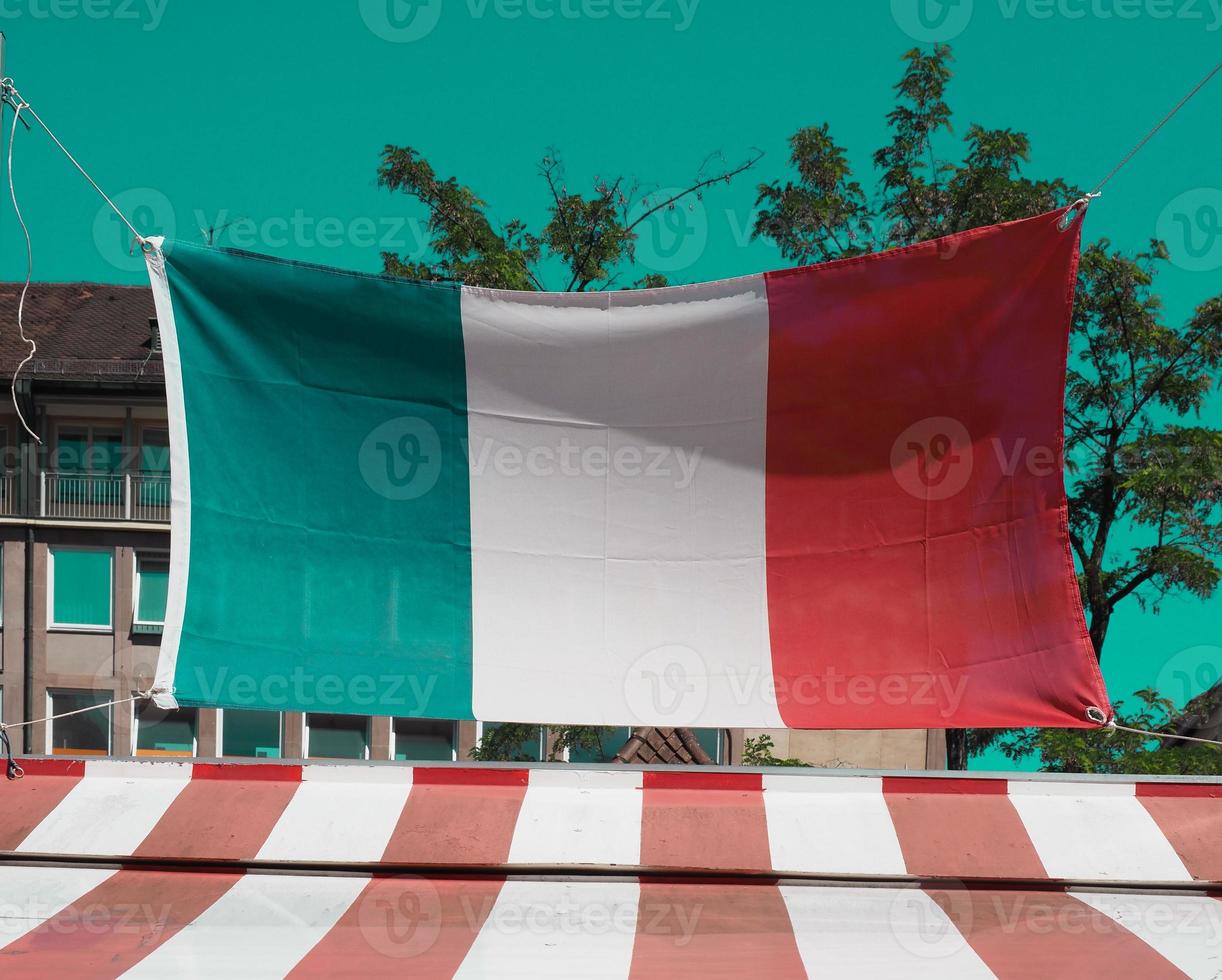 Italian flag of Italy photo