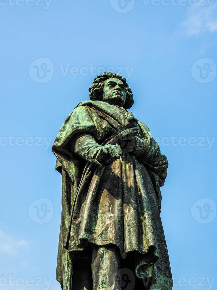 HDR Beethoven Denkmal 1845 in Bonn photo