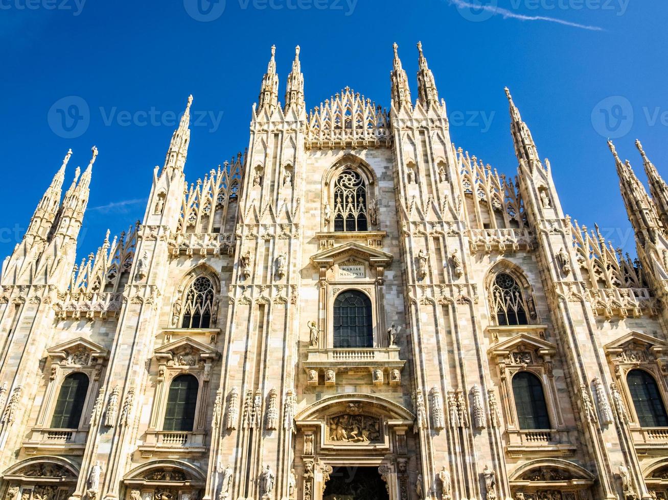 hdr duomo di milano catedral de milán foto