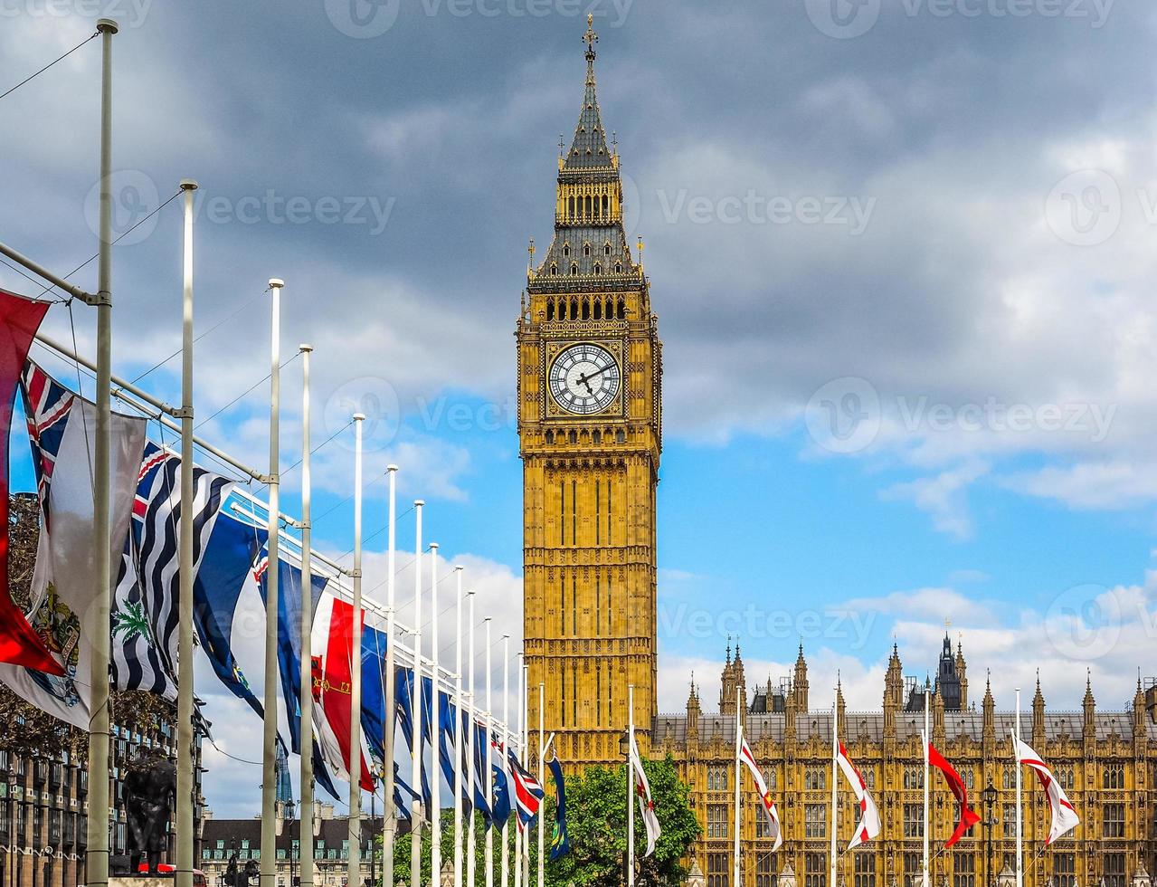 HDR Houses of Parliament in London photo