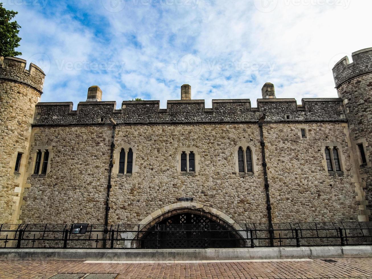 HDR Traitors Gate at Tower of London photo