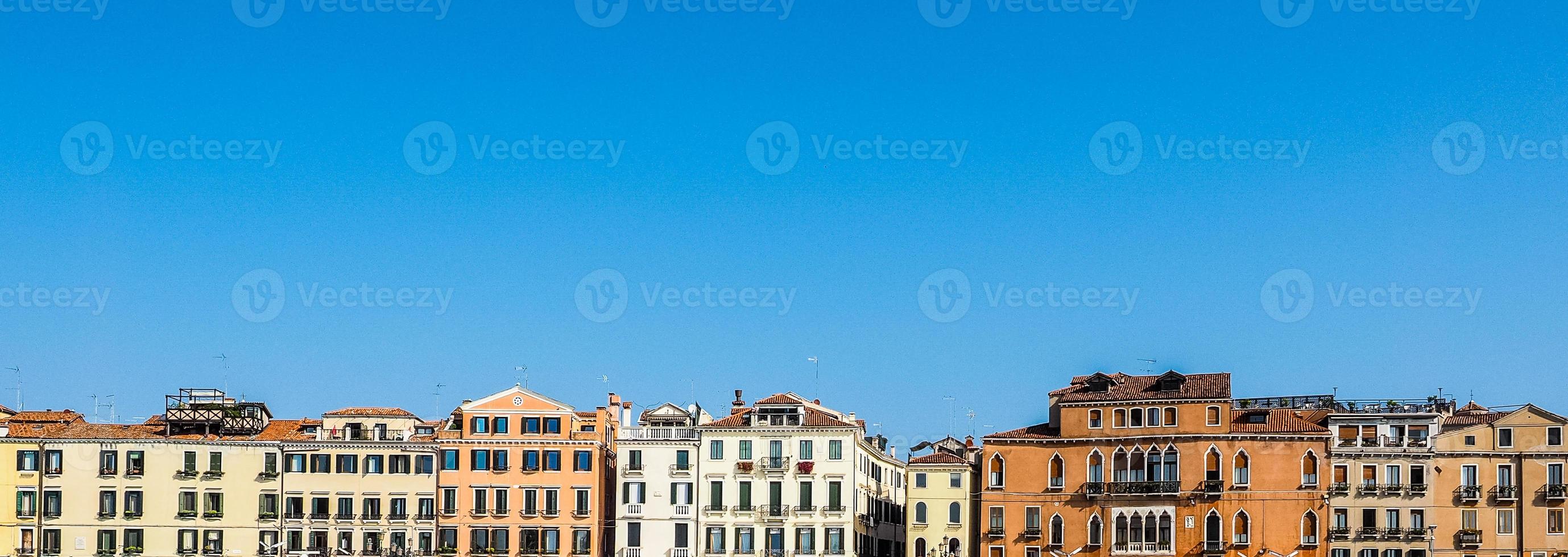 HDR View of the city of Venice photo