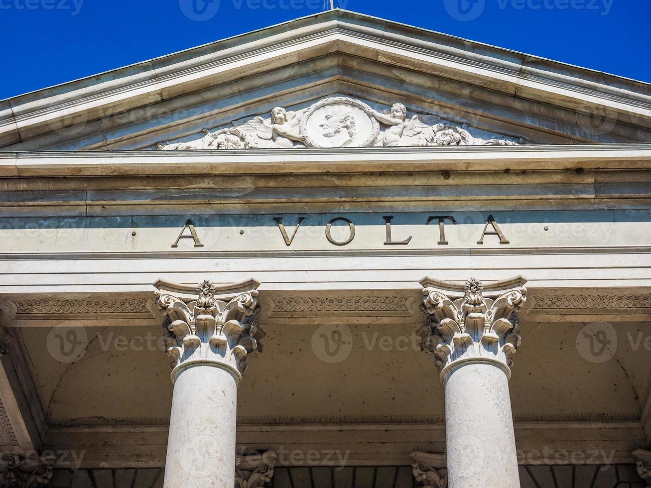 HDR Tempio Voltiano Volta Temple in Como photo