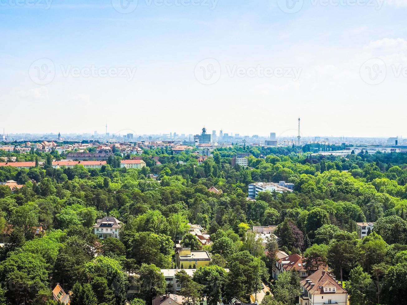 hdr vista aérea de berlín foto