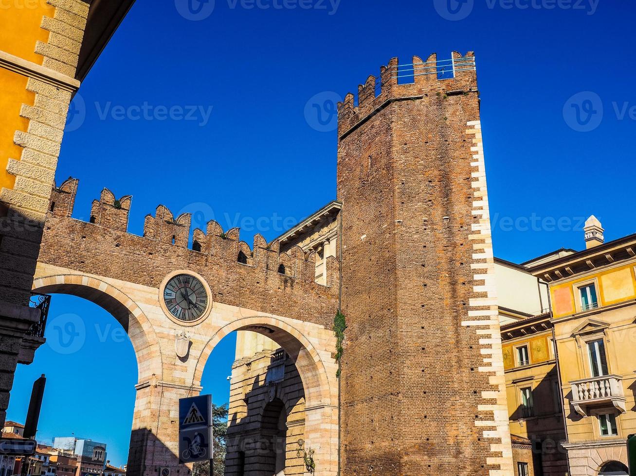 HDR Portoni della Bra gate in Verona photo