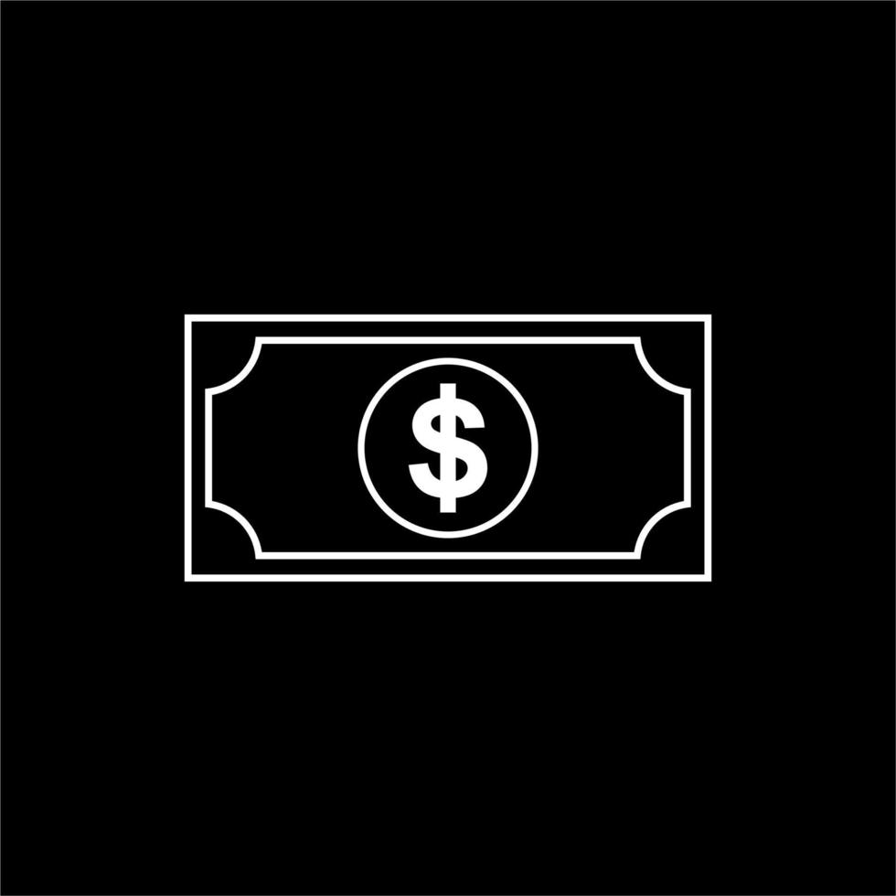Dollar, USD Currency Icon Symbol Vector Illustration