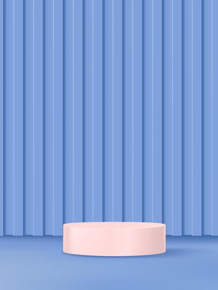Vector 3D Illustration Pastel Colors Abstract Studio Shot Product Display Background