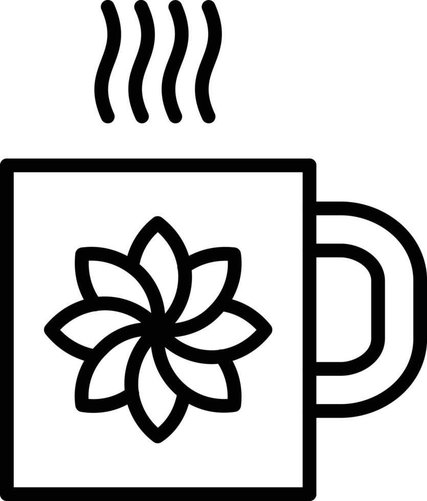 Mug Vector Line Icon
