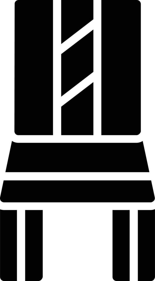 Chair Glyph Icon vector