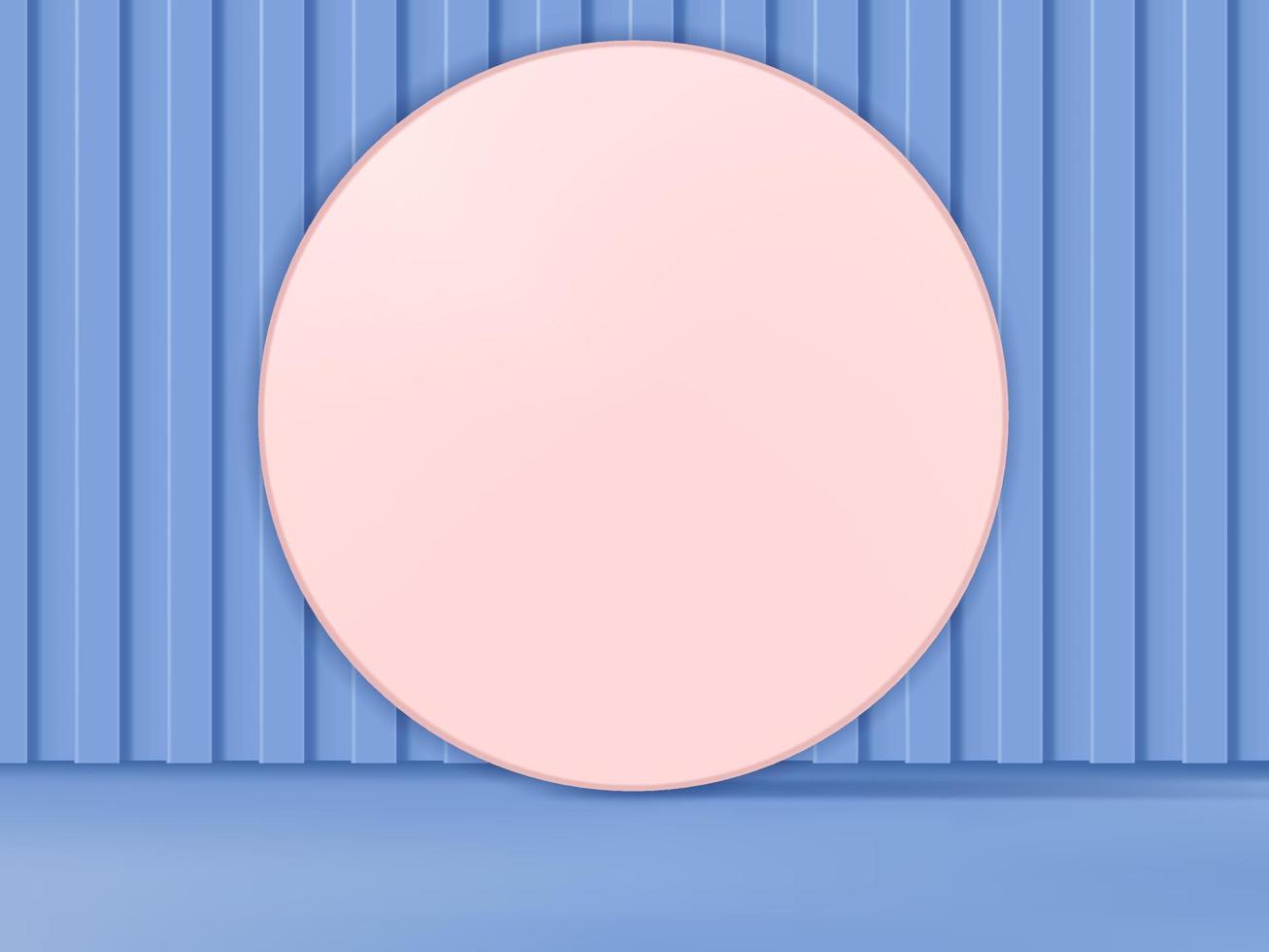 Vector 3D Illustration Pastel Colors Abstract Studio Shot Product Display Background