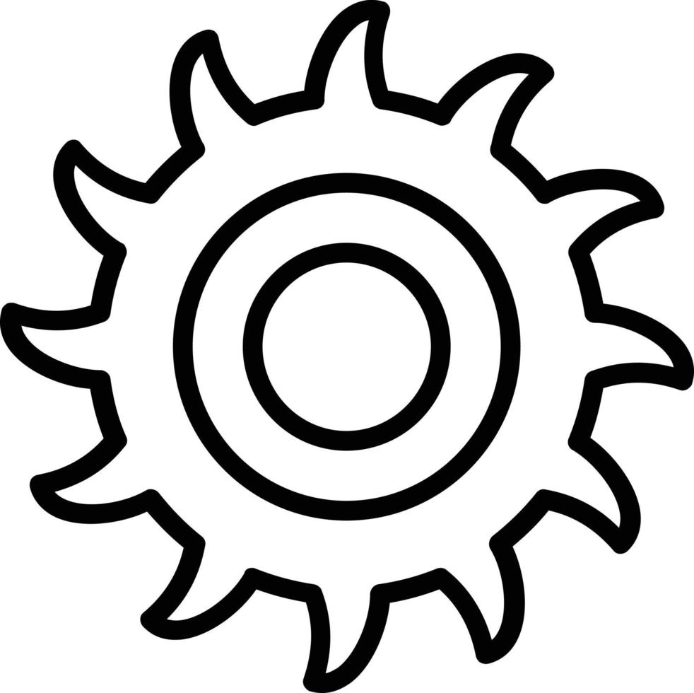 Saw Vector Line Icon