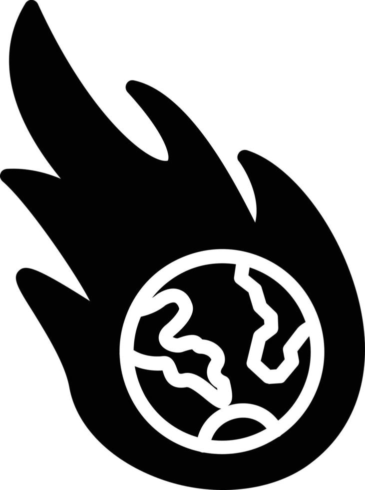 World Glyph Icon vector