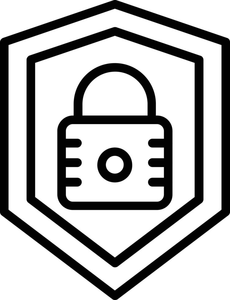 Security Vector Line Icon