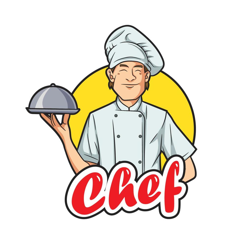 Chef logo vector