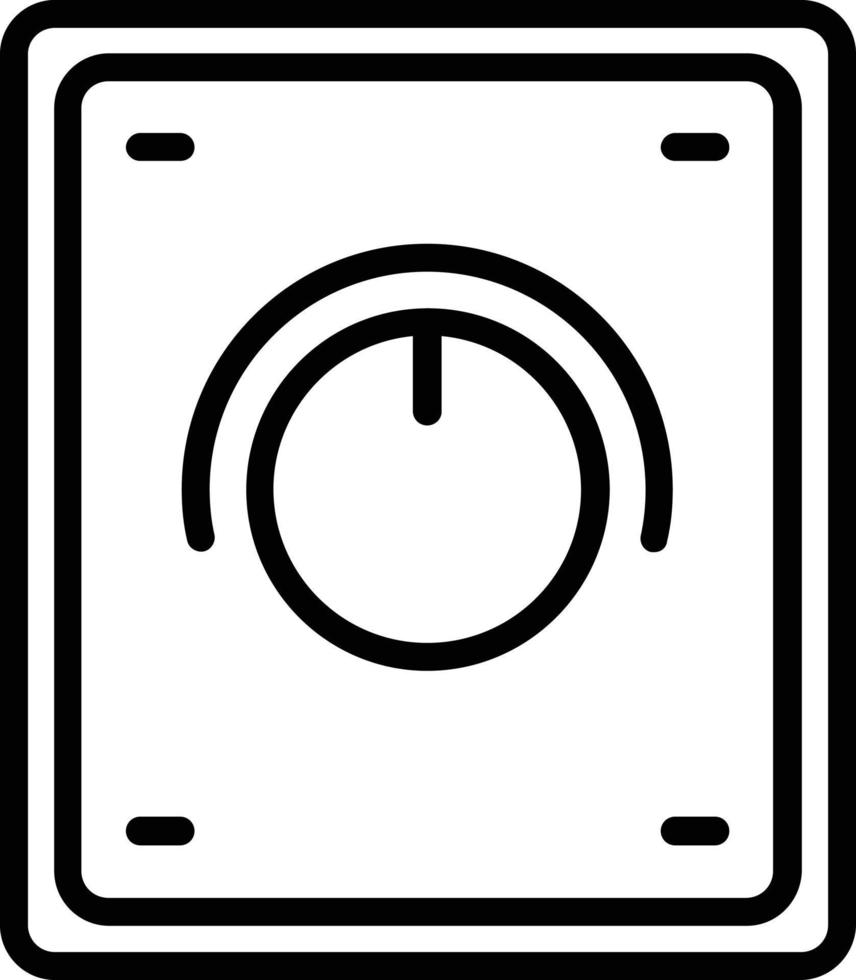 Dimmer Vector Line Icon