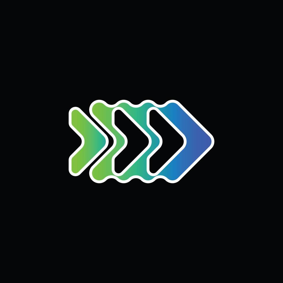Design logo arrow for your brand vector