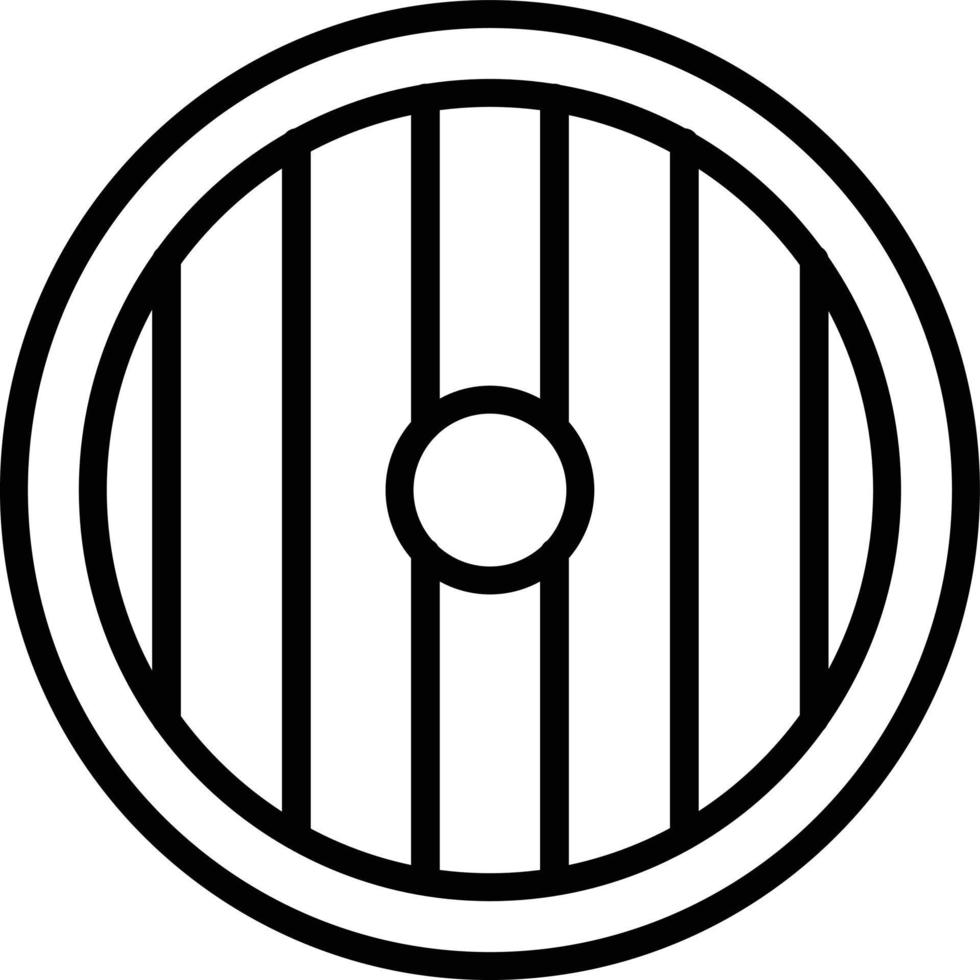 Shield Vector Line Icon