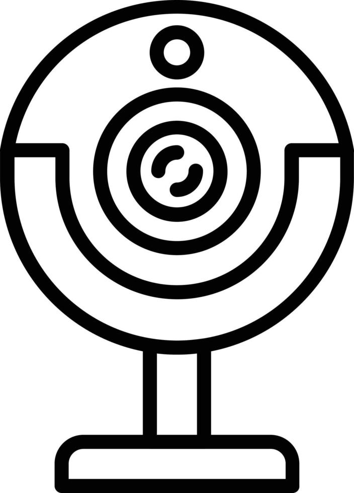 Webcam Vector Line Icon