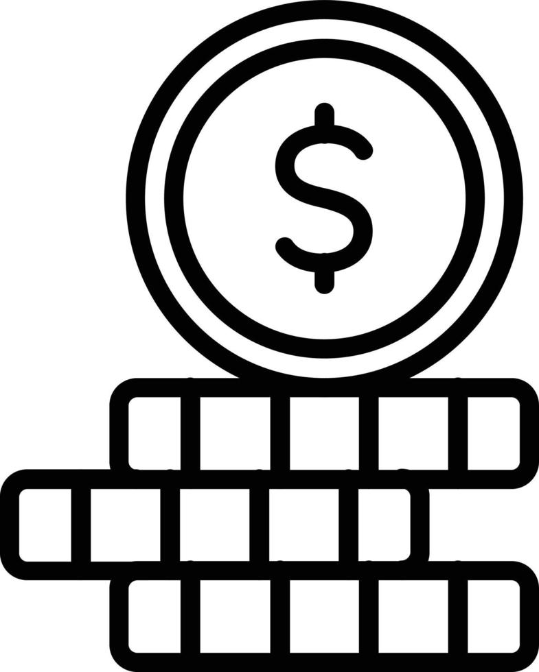 Money Vector Line Icon