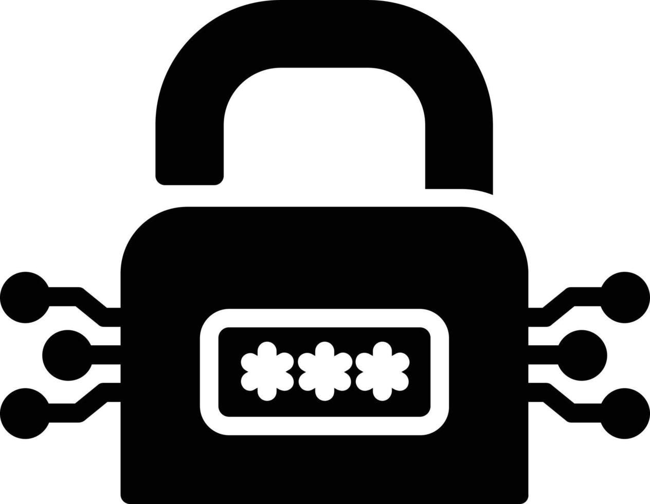 Lock Vector Glyph Icon
