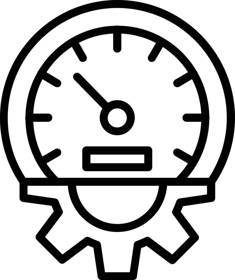 Efficiency Vector Line Icon