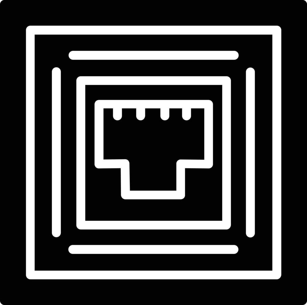 Telephone Stock Glyph Vector Icon