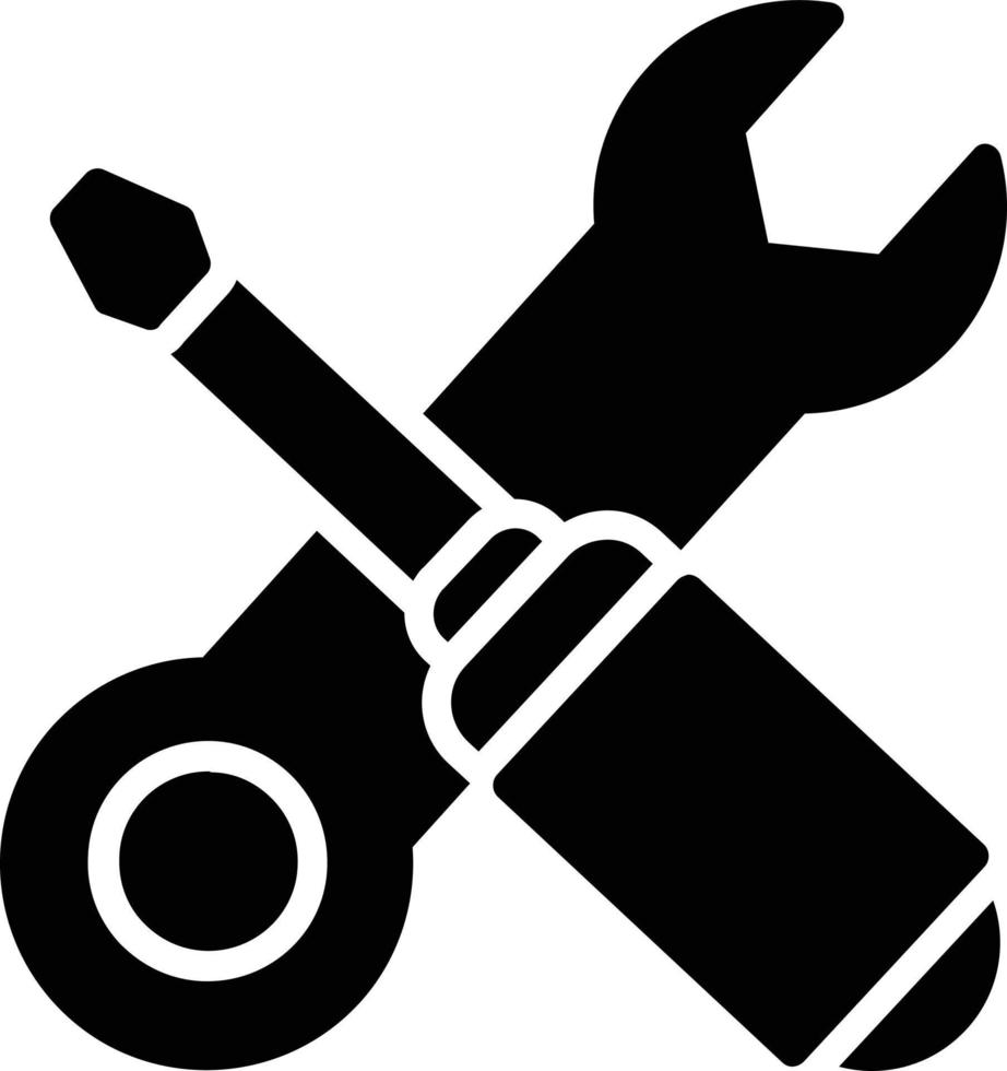 Maintenance Glyph Vector Icon