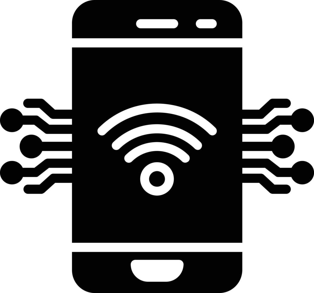 Smart Phone Vector Glyph Icon