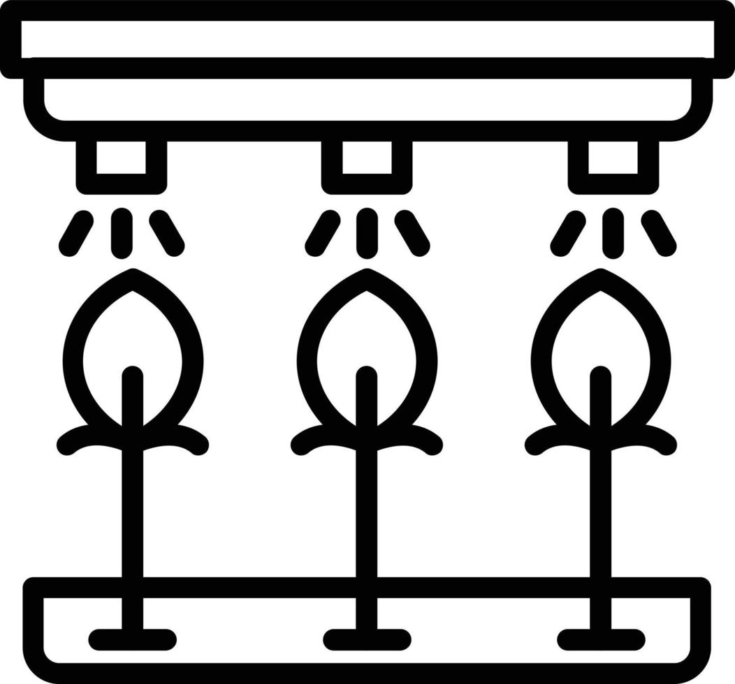 Irrigation Vector Line Icon