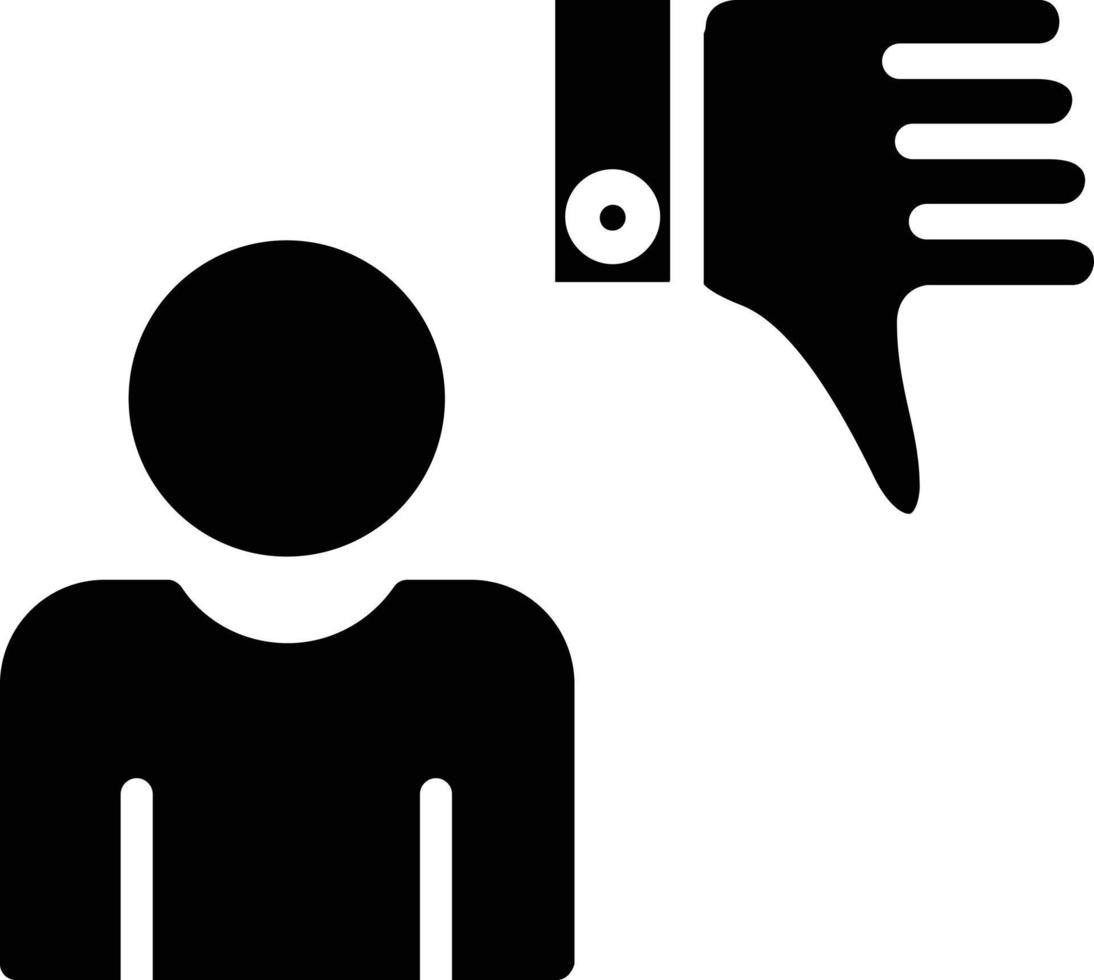 Dislike  Vector Glyph Icon