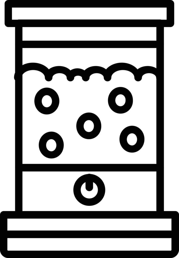 Pet Feeder Vector Line Icon