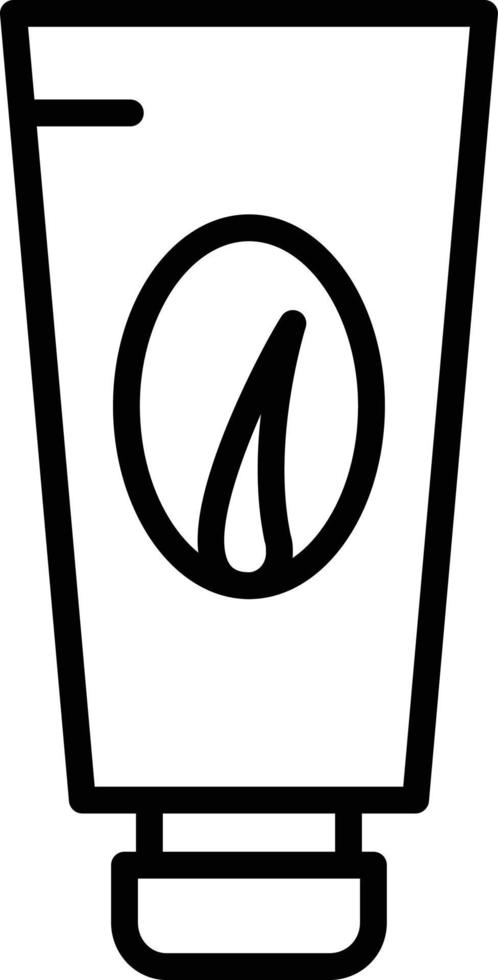 Hair Removal Cream Vector Line Icon