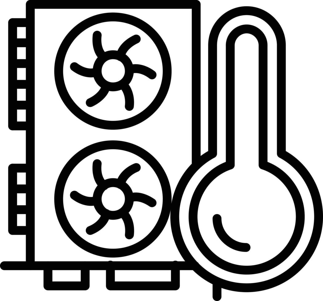 Gpu Vector Line Icon