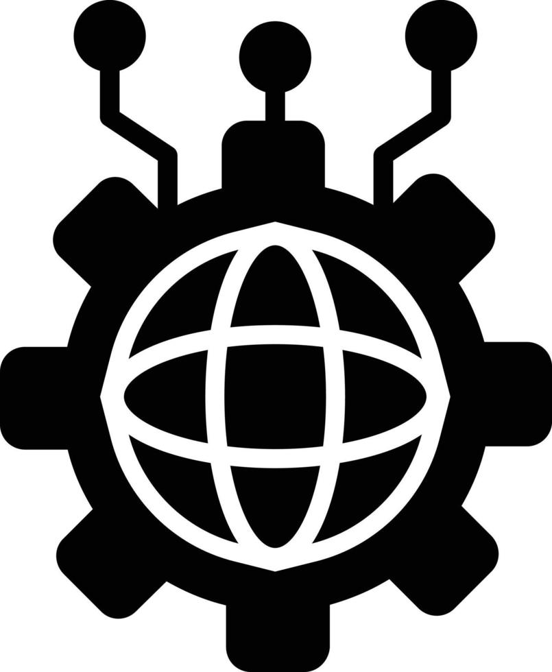 Globalization Vector Glyph Icon