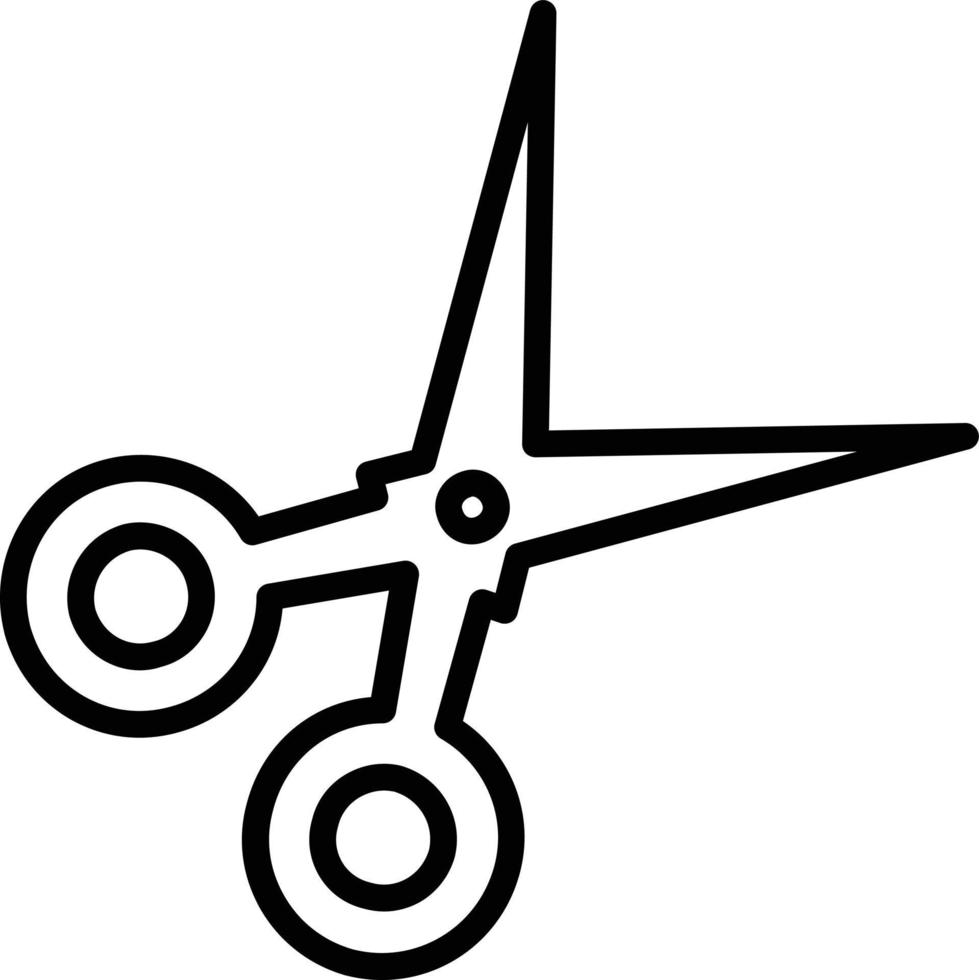 Scissor Vector Line Icon 9284241 Vector Art at Vecteezy