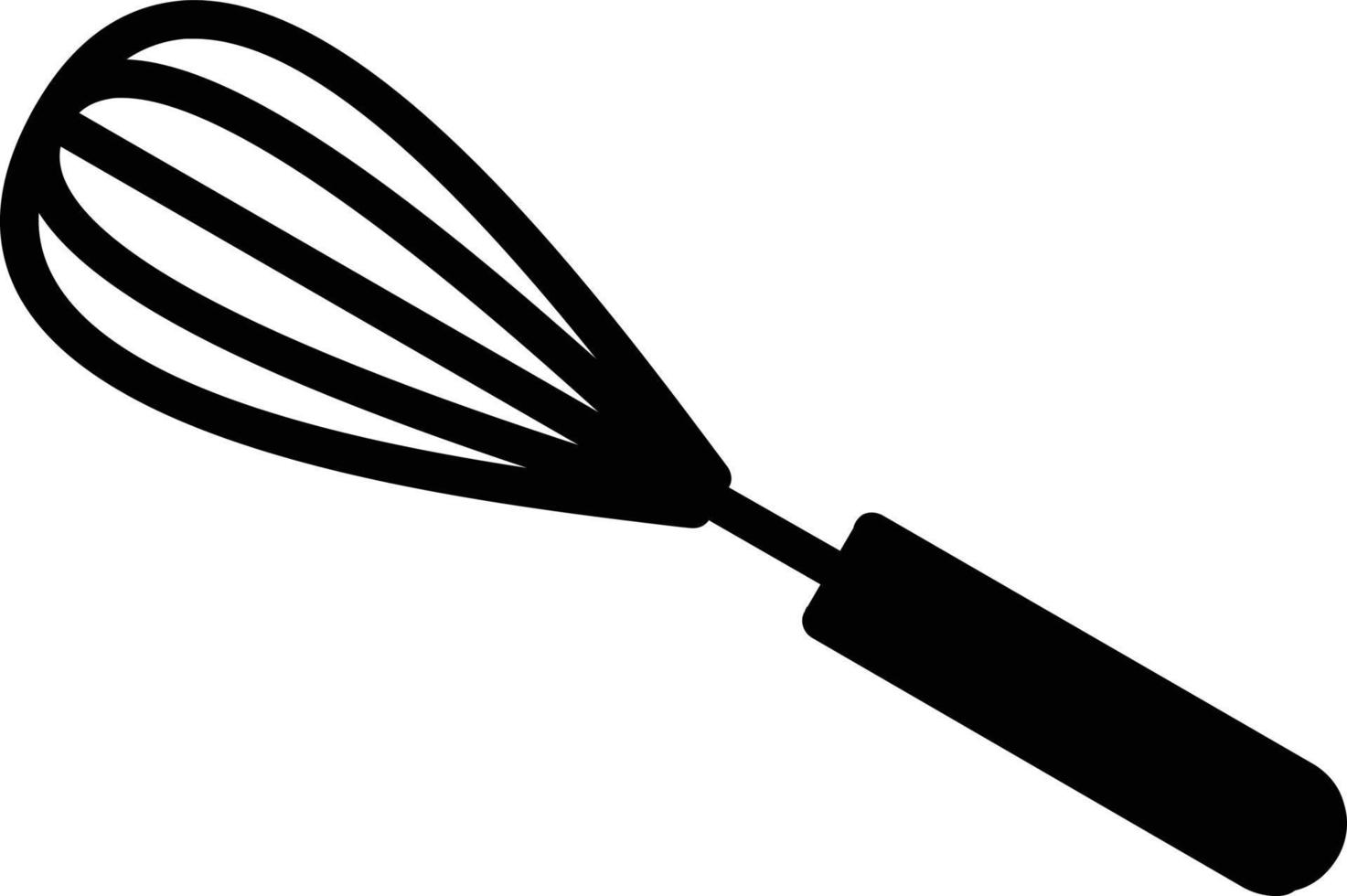 Whisk  Glyph Icon vector