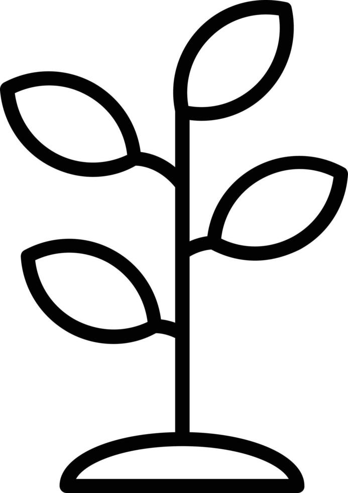 Plant Vector Line Icon