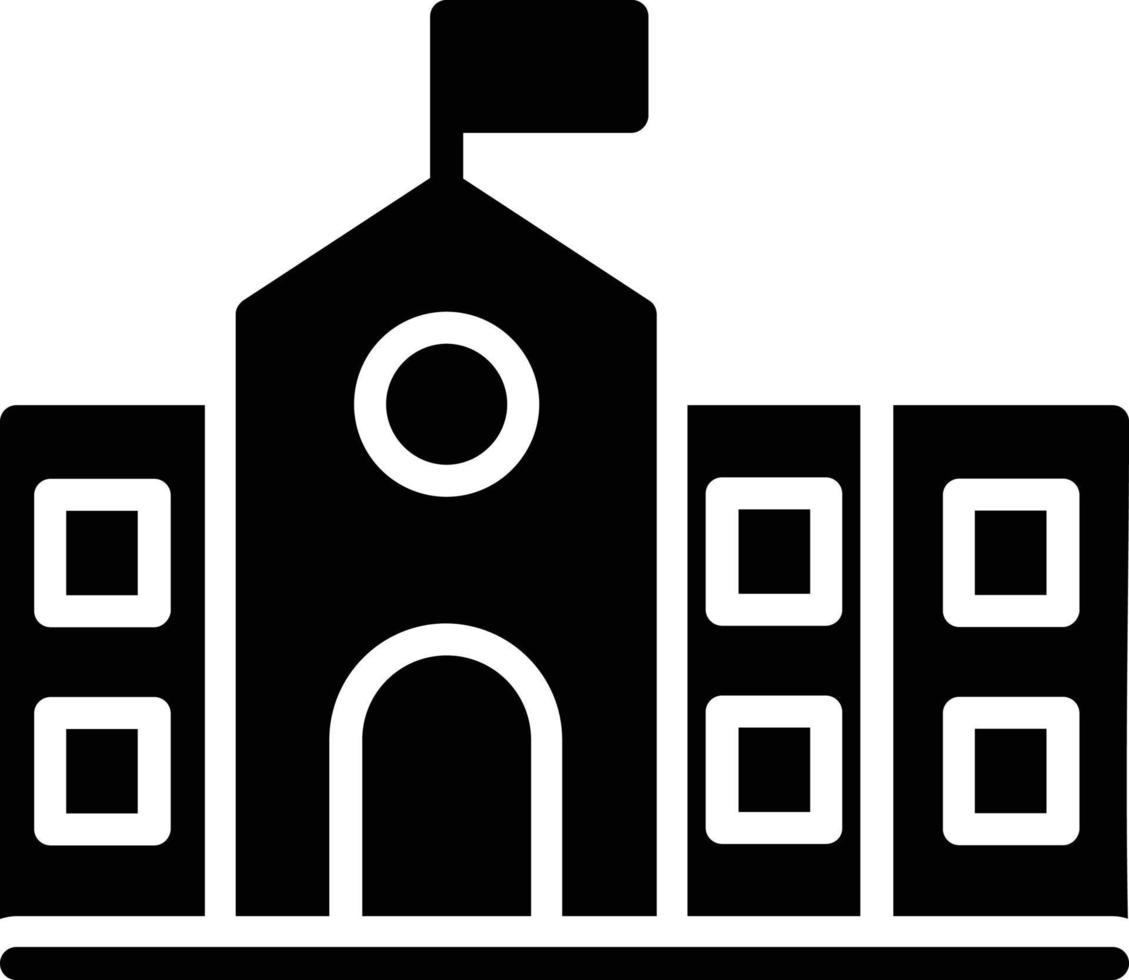 Campus Glyph Icon vector