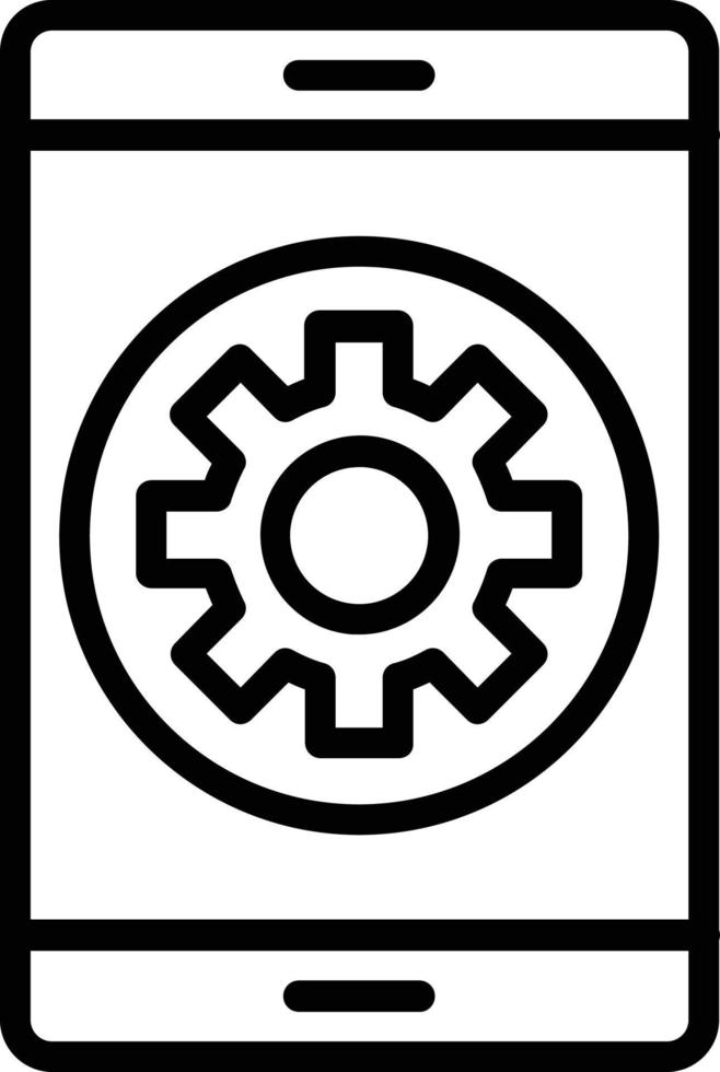 Setting Vector Line Icon