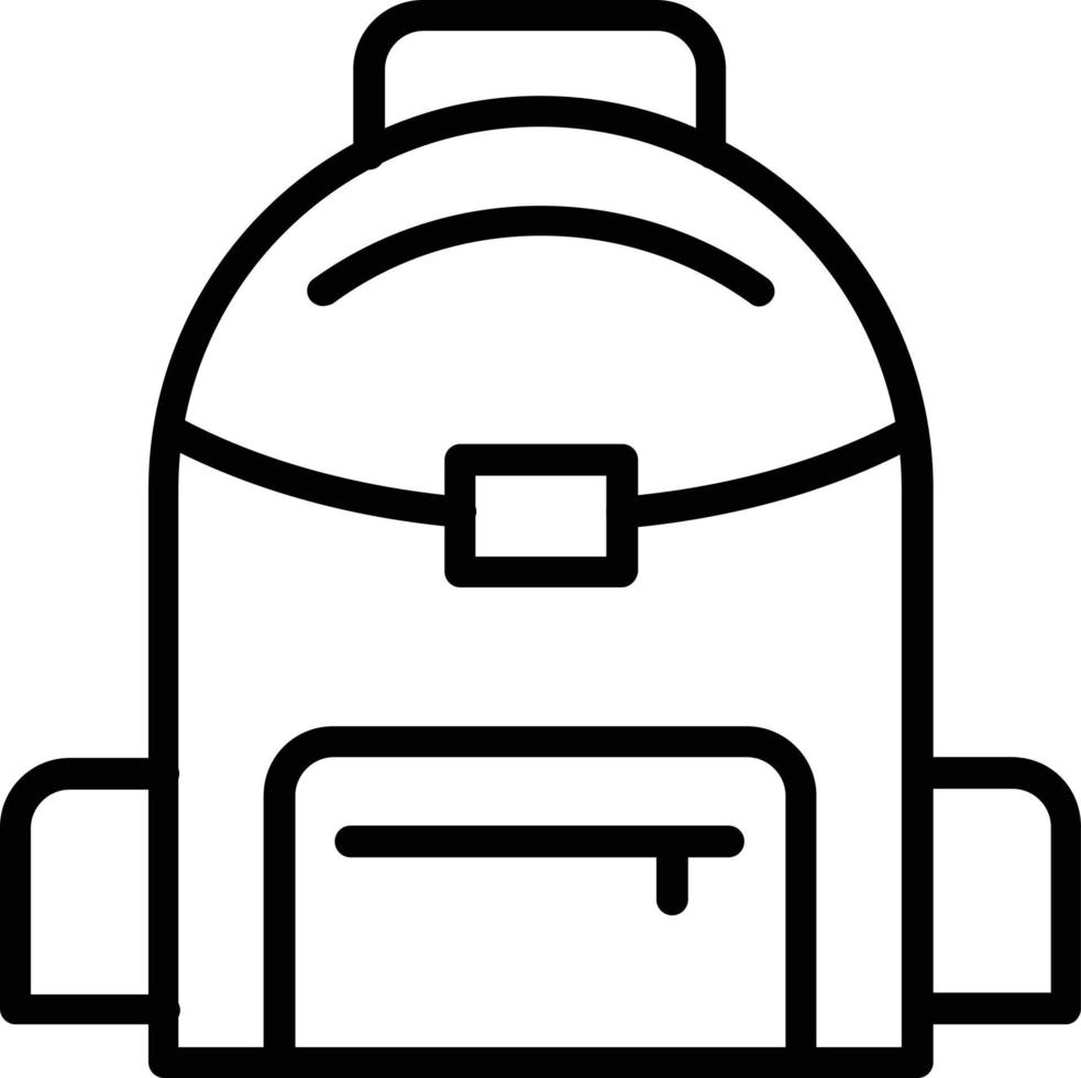 Bag Vector Line Icon