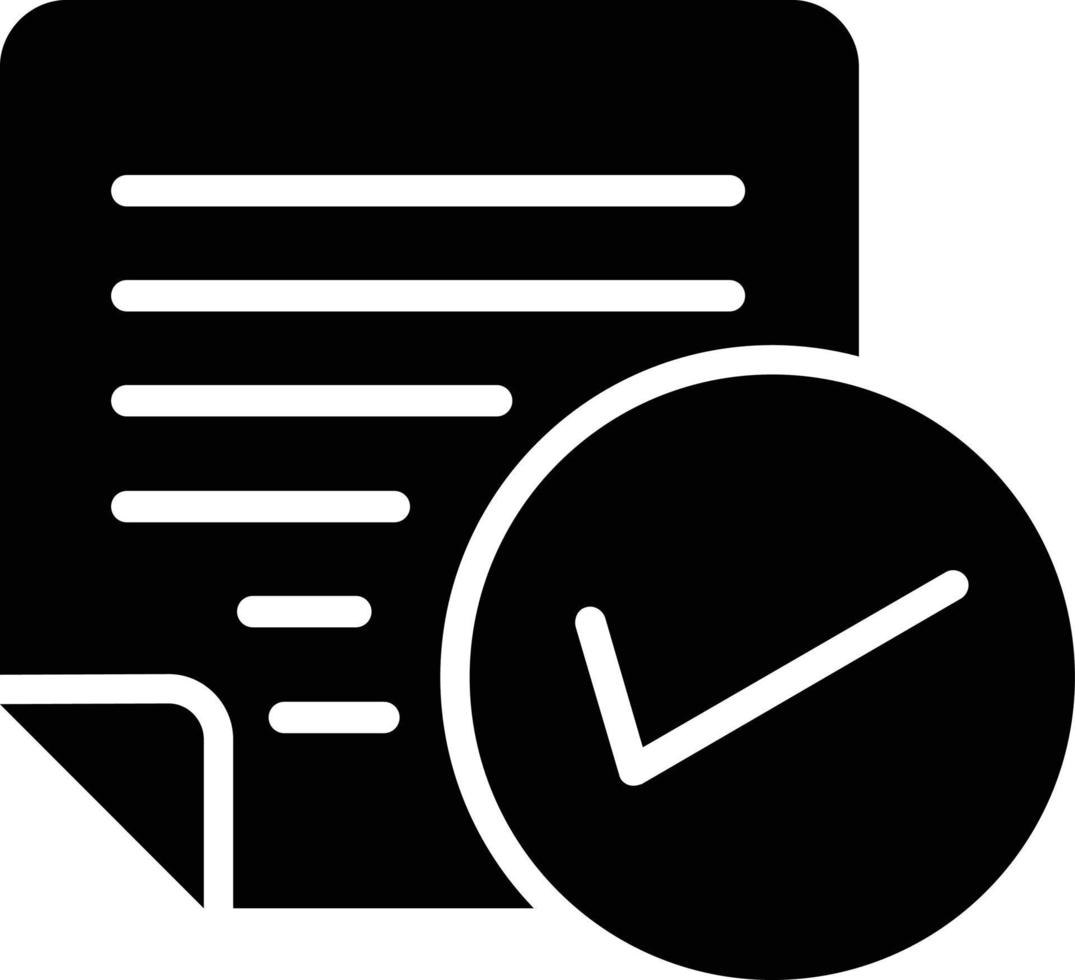 Document  Glyph Icon vector