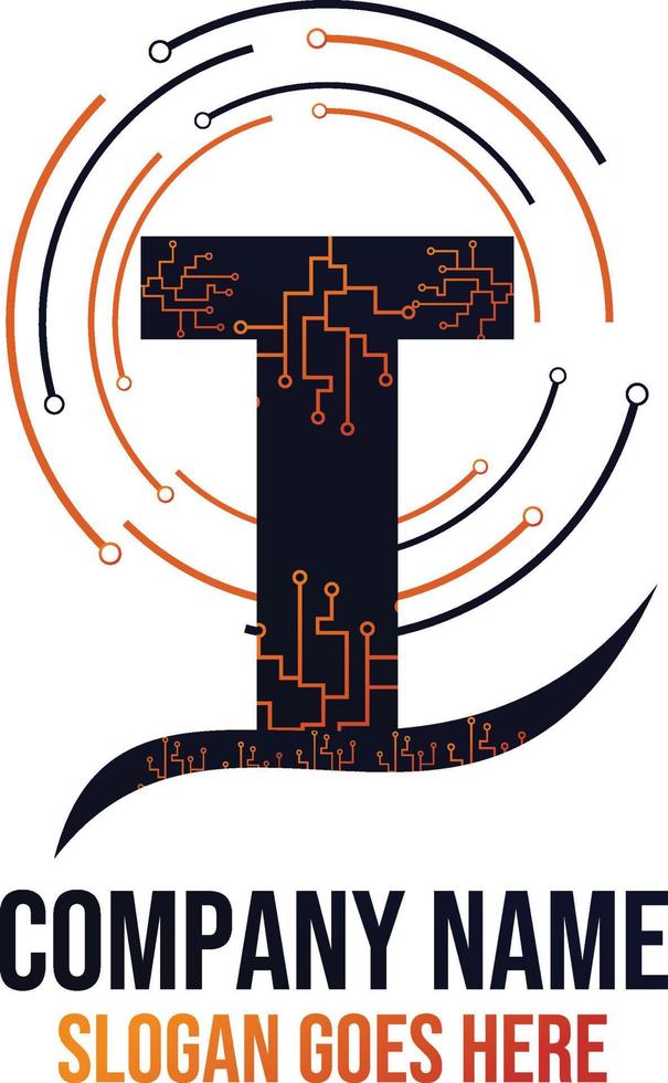 logotipo de vector de tecnología