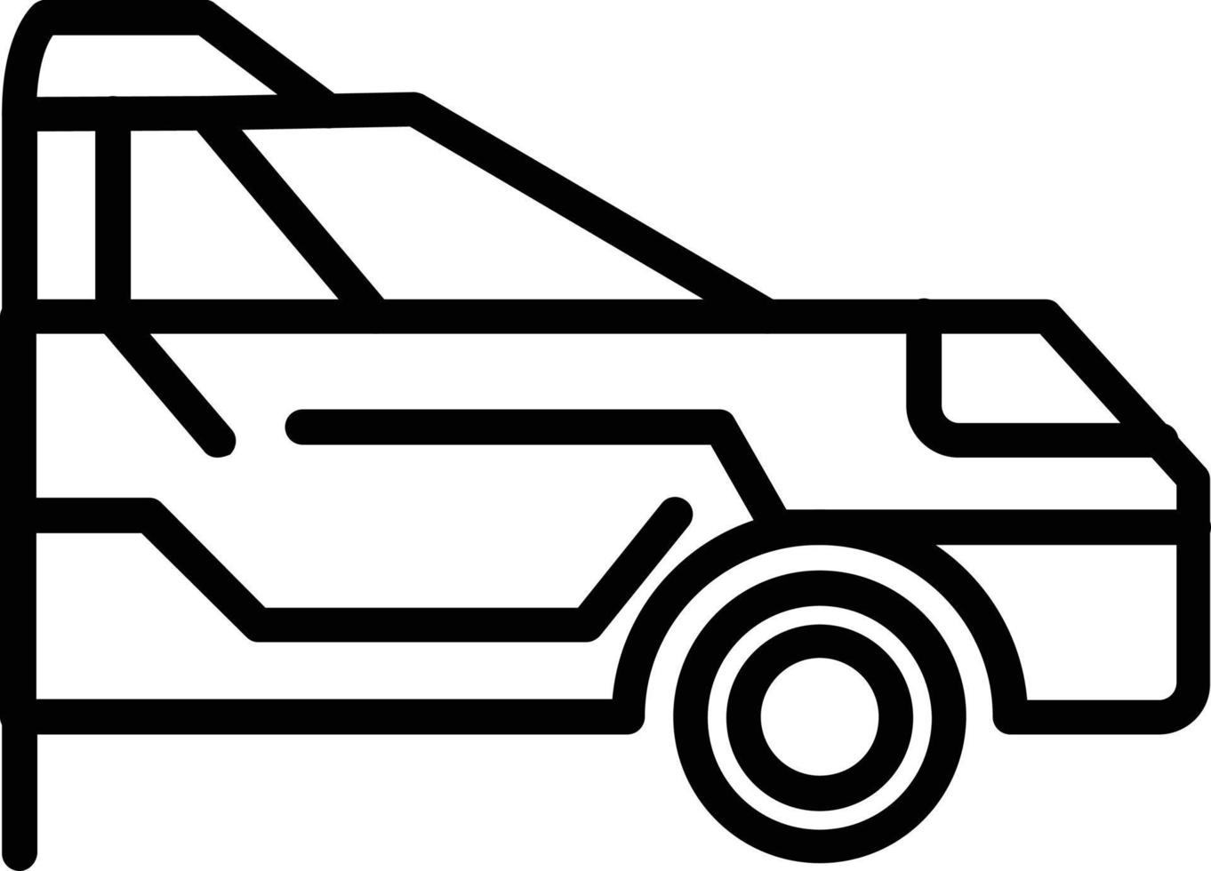 Car Vector Line Icon