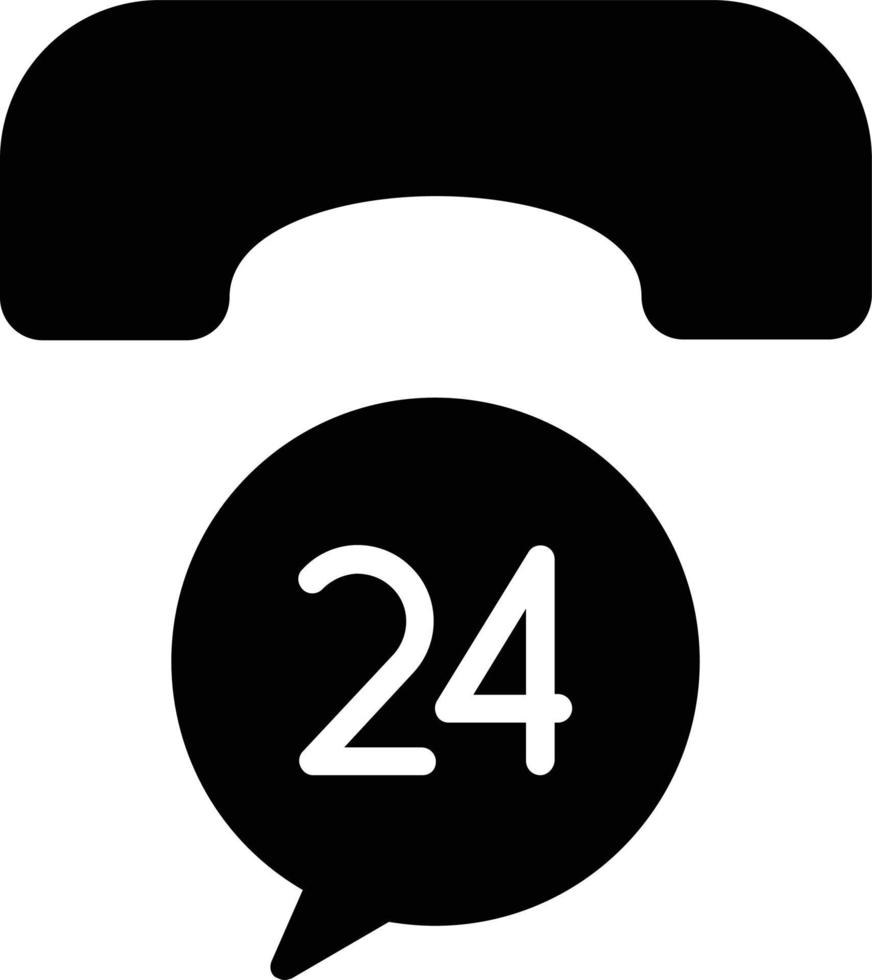 Help Line  Glyph Icon Design vector